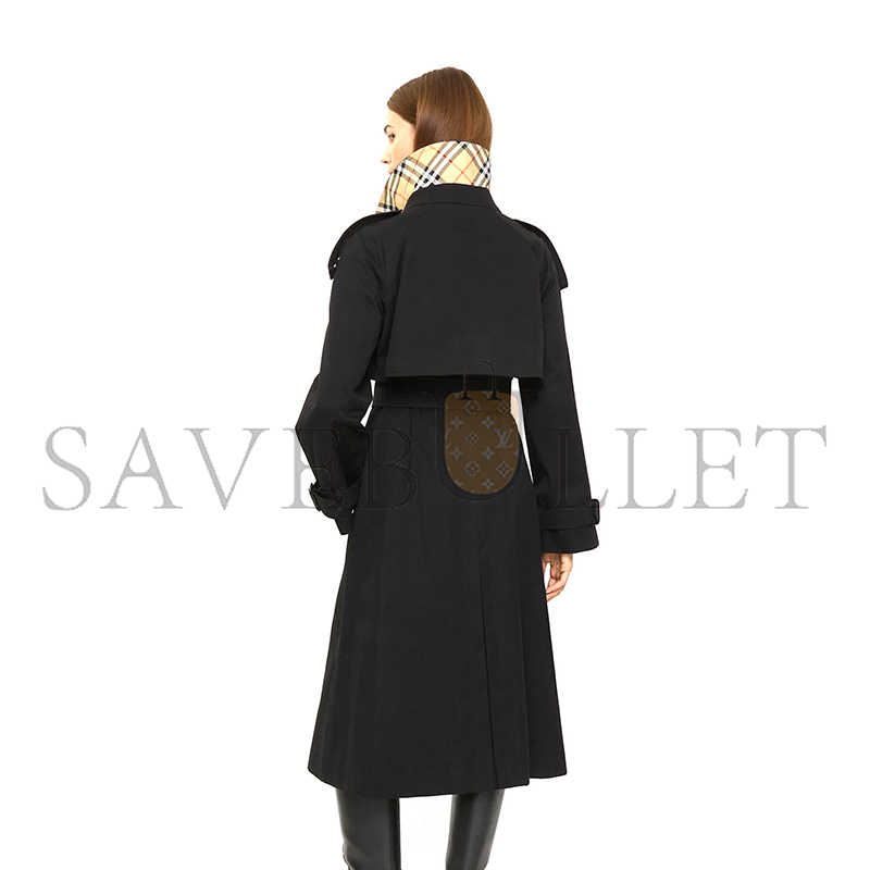 BURBERRY LONG GABARDINE FITZROVIA TRENCH COAT 81207021